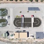 Vista aerea EDAR Alcaudete